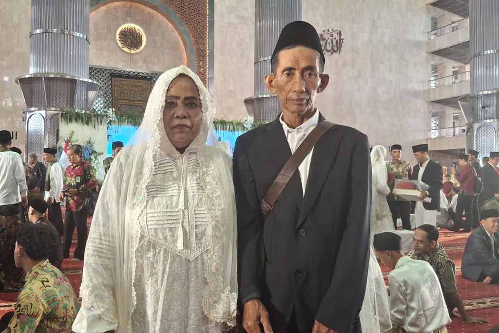 Cerita Lansia Ikut Nikah Massal di Istiqlal, dari Acara Dangdutan Berujung Pelaminan