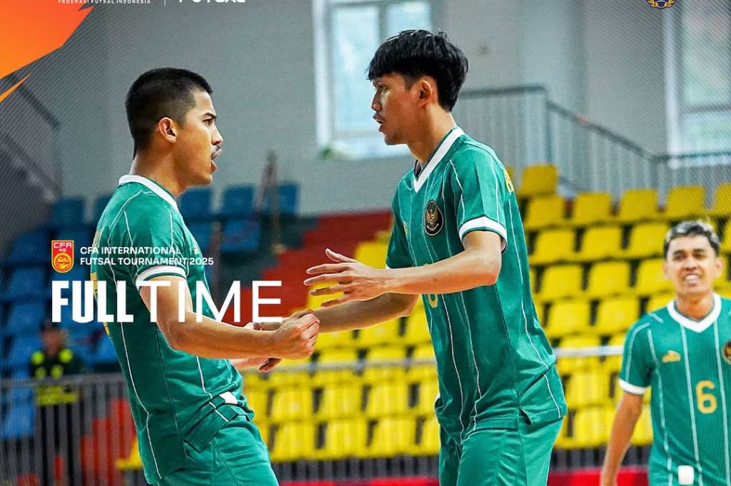 Timnas Futsal Indonesia Hajar Kamboja 5-1 di CFA International Tournament 2025
