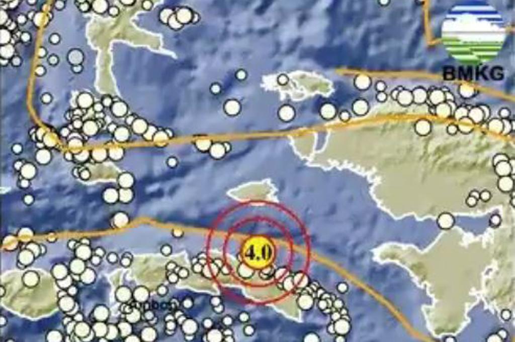 Gempa Terkini Magnitudo 4,0 Guncang Seram Bagian Timur Maluku