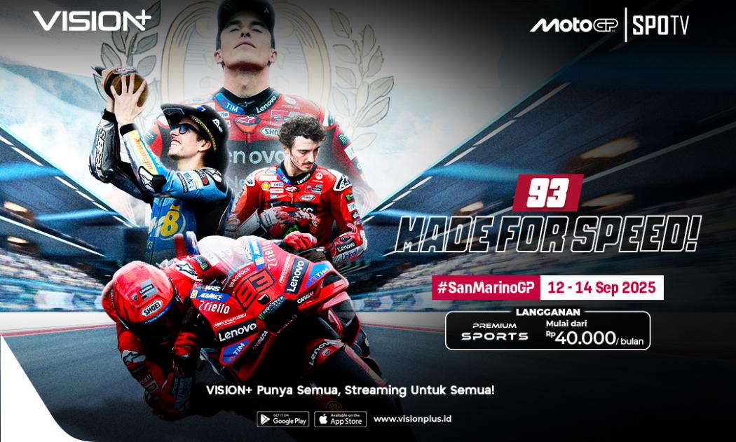 Jadwal Lengkap MotoGP San Marino 2025, Saksikan Live Streaming di Sini! 
