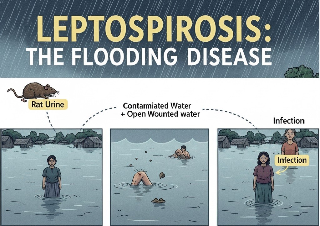 Cegah Leptospirosis, Penyakit Berbahaya Menyerang saat Banjir