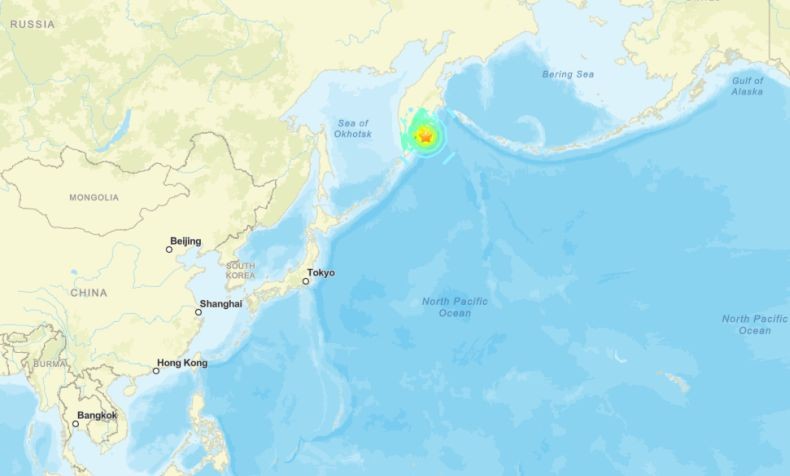 Gempa Bermagnitudo 7,4 Guncang Kamchatka Rusia