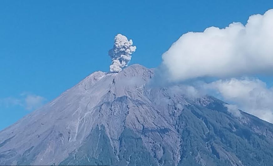 Gunung Semeru Meletus Hari Ini Semburkan Abu Vulkanik 700 Meter, Status Waspada