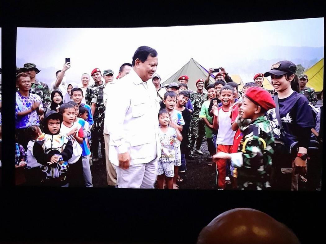 Heboh! Video Prabowo Diputar di Bioskop, Begini Reaksi Netizen