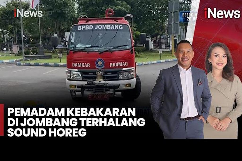 Gara-gara Sound Horeg, Mobil Damkar Jombang Masuk Jalan Sawah ke Lokasi Kebakaran