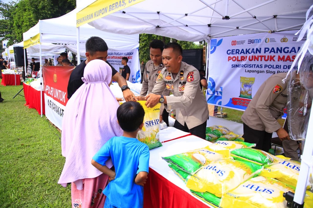Polri Gelar Gerakan Pangan Murah, Bantu Masyarakat Dapatkan Sembako dengan Harga Terjangkau