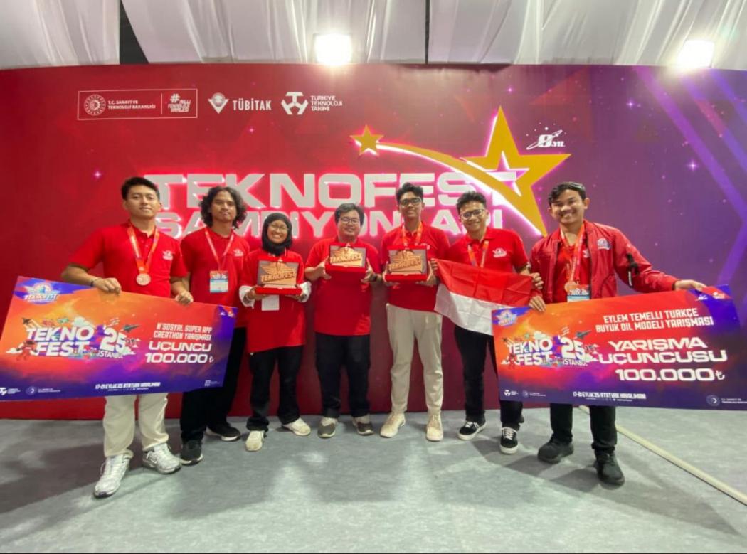 Bangga! Mahasiswa Indonesia Raih Juara 2 dan 3 di Teknofest 2025 Istanbul