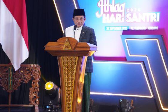 Hari Santri 2025, Menag Nasaruddin: Pesantren Motor Peradaban Dunia