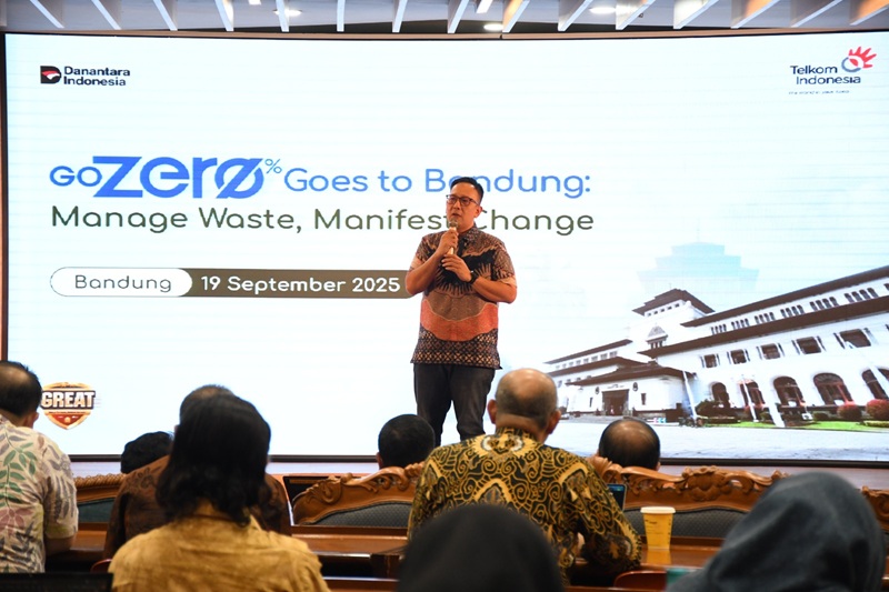 Melalui GoZero% Bandung, Telkom Gerakkan Karyawan Lahirkan Inovasi Pengolahan Sampah