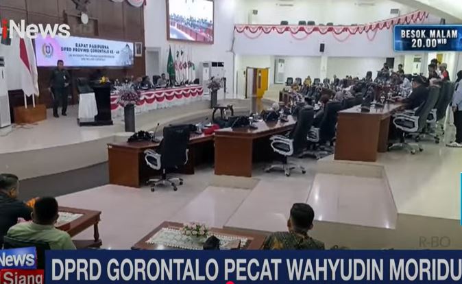 Tok! BK DPRD Gorontalo Pecat Wahyudin Moridu sebagai Anggota Dewan, Ini Alasannya