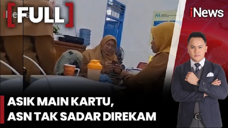 Viral, 3 ASN Wanita Kota Pariaman Asyik Main Kartu saat Jam Kerja