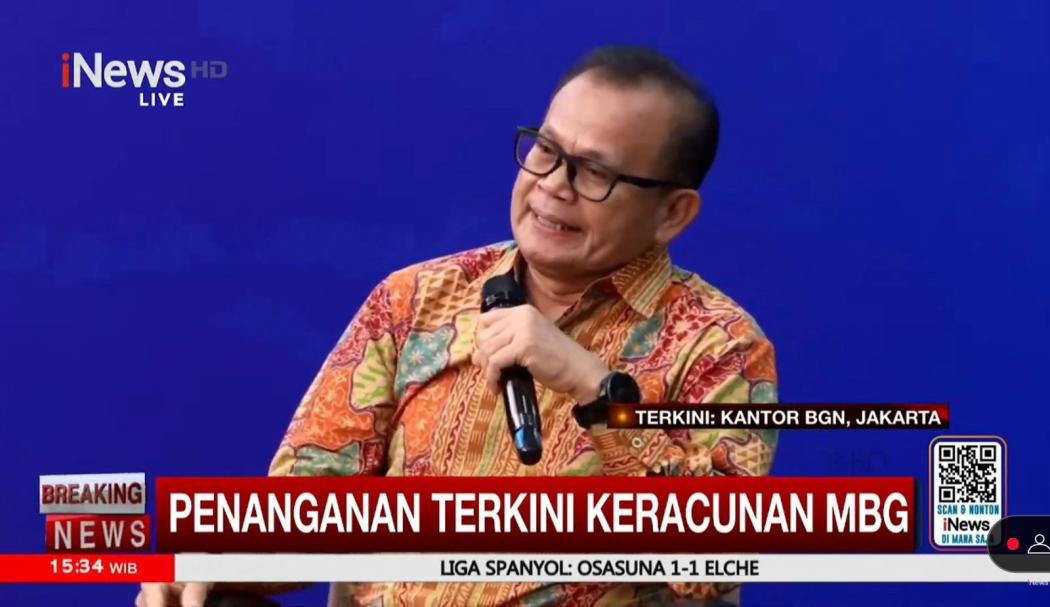 Ahli Gizi Ungkap Keracunan MBG Didominasi Cemaran Bakteri