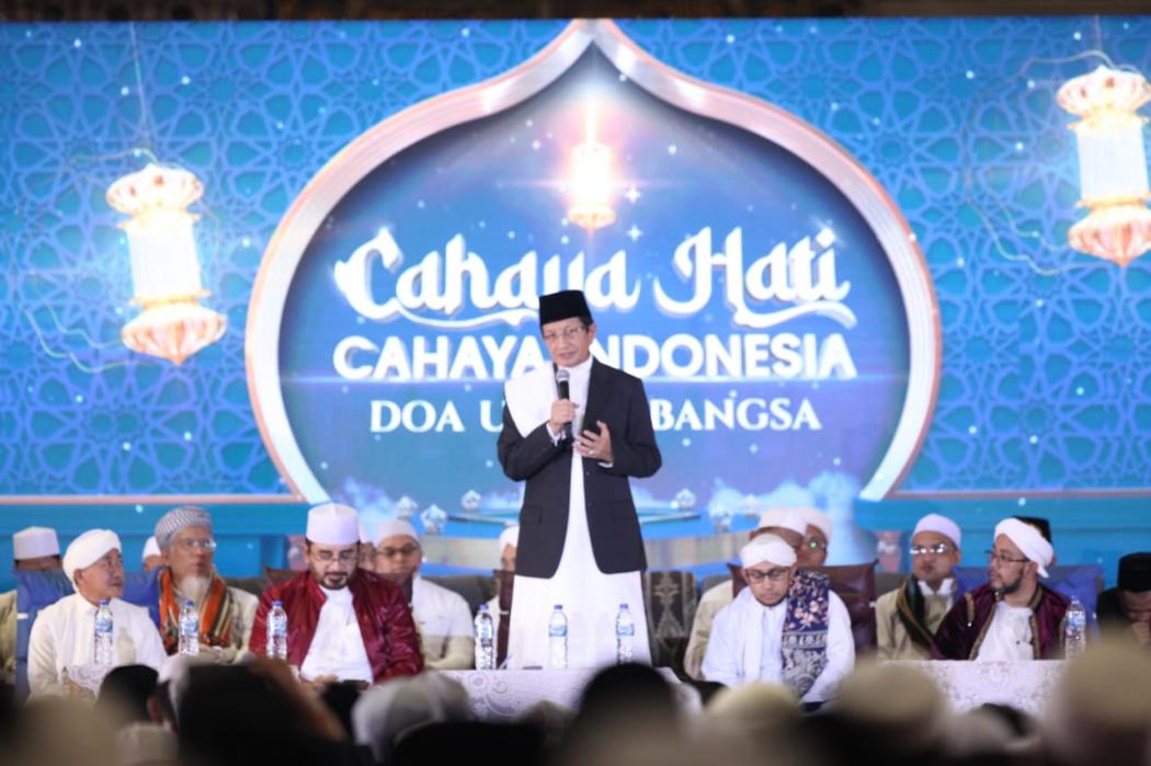 Tausiah di Cahaya Hati Indonesia, Menag: Doa Senjata Ampuh bagi Orang Beriman