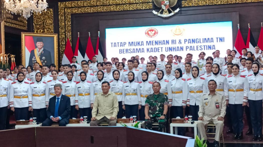 Menhan Bakal Bantu Tingkatkan Kemampuan Anak Palestina di Indonesia