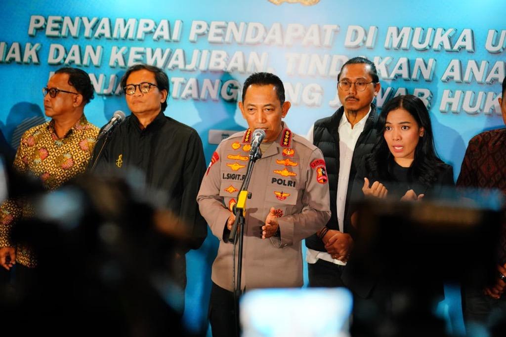 Kapolri Gelar Dialog Publik Bareng Koalisi Masyarakat Sipil, Fokus Serap Aspirasi untuk Demokrasi