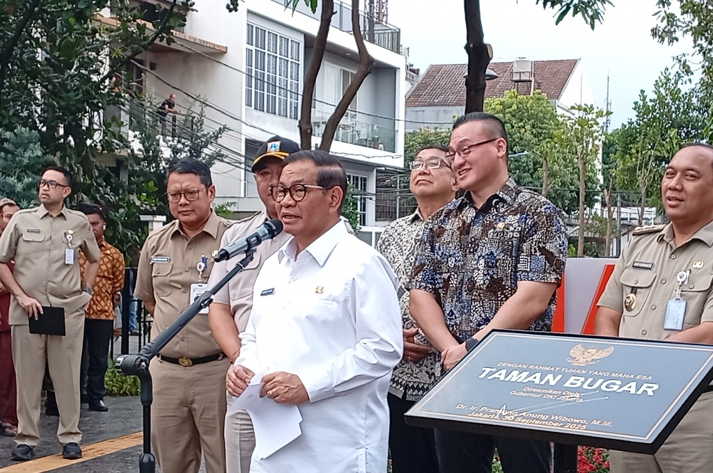 Pramono Resmikan Taman Bugar di Kebon Jeruk Jakbar, Fasilitasnya Lengkap!