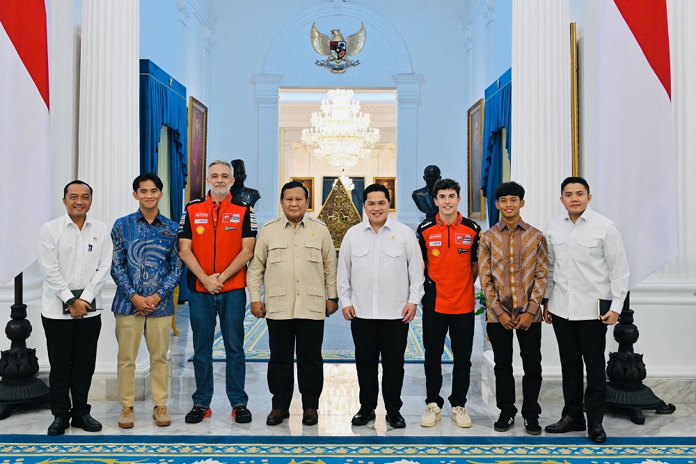 Bertemu Presiden Prabowo, Marc Marquez Sebut Indonesia Negara dengan Sirkuit Terbaik
