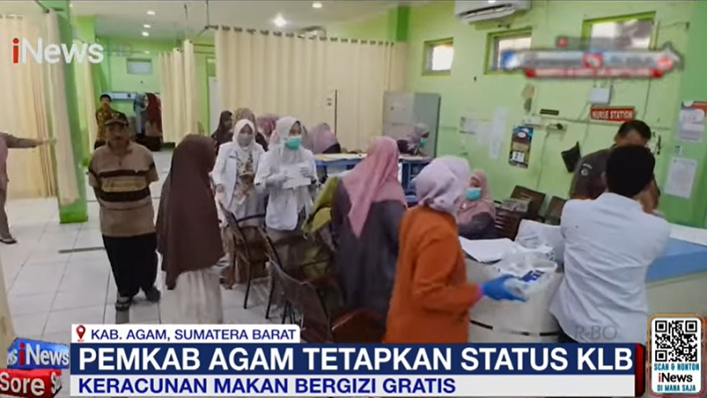 Korban Keracunan Massal MBG di Agam Bertambah, Pemerintah Daerah Tetapkan KLB