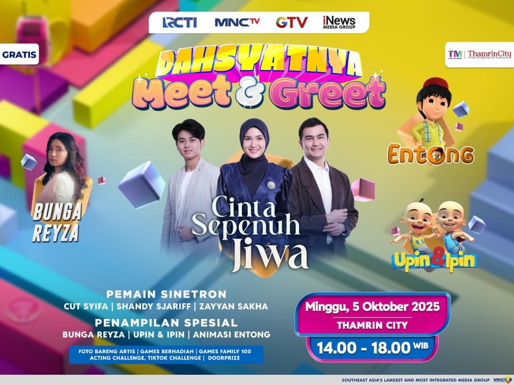 Siap-Siap Ketemu dengan Cut Syifa dan Pemain Sinetron Cinta Sepenuh Jiwa Dalam Dahsyatnya Meet and Greet