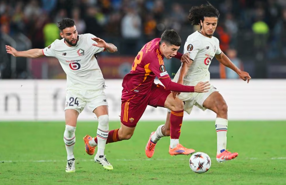 Statistik Apik Calvin Verdonk Saat Lille Bungkam AS Roma di Liga Europa