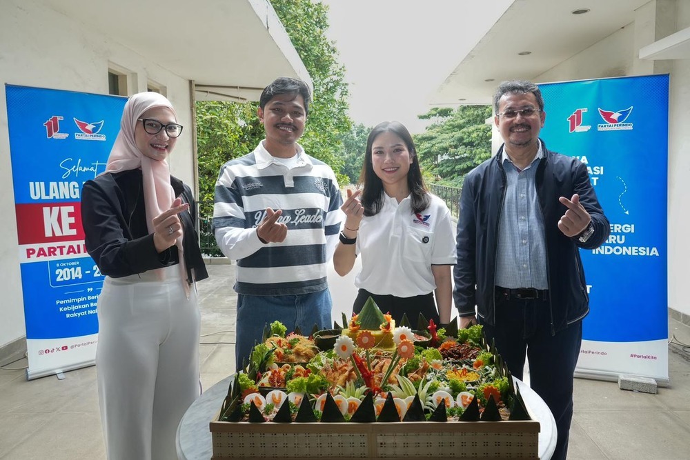 HUT ke-11 Partai Perindo Dirayakan Sederhana di Kantor DPP, Angela Tanoesoedibjo Ungkap Alasannya 