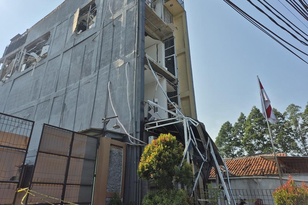 2 Orang Jadi Tersangka Ledakan Gedung Nucleus Tangsel, Dianggap Lalai