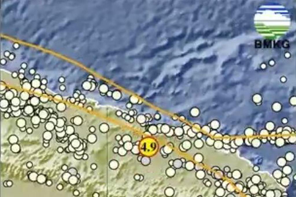 Gempa Hari Ini Magnitudo 4,9 Guncang Keerom Papua