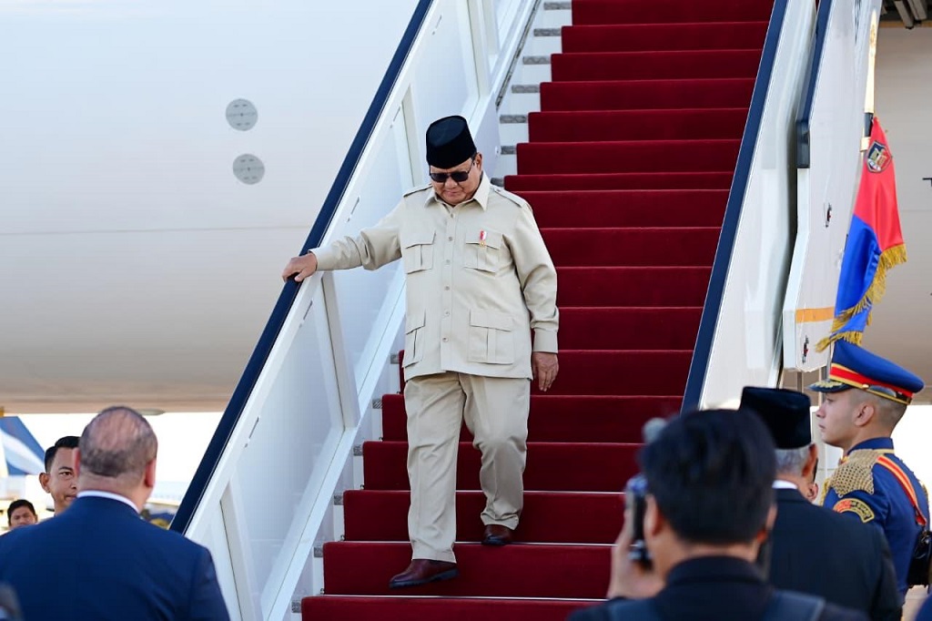 Prabowo Tiba di Mesir, Siap Hadiri KTT Perdamaian Gaza