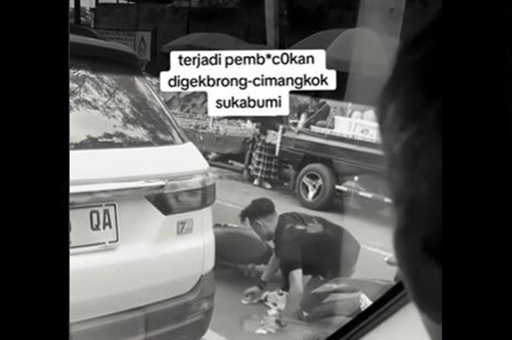 Viral! Pembacokan di Siang Bolong Gegerkan Sukabumi, Korban Luka Berdarah di Punggung