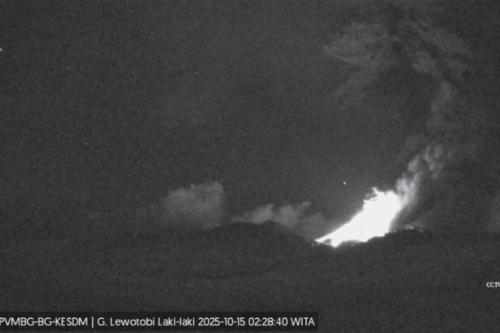 Gunung Lewotobi Laki-laki di NTT Naik Status Level IV Awas usai Meletus Dahsyat