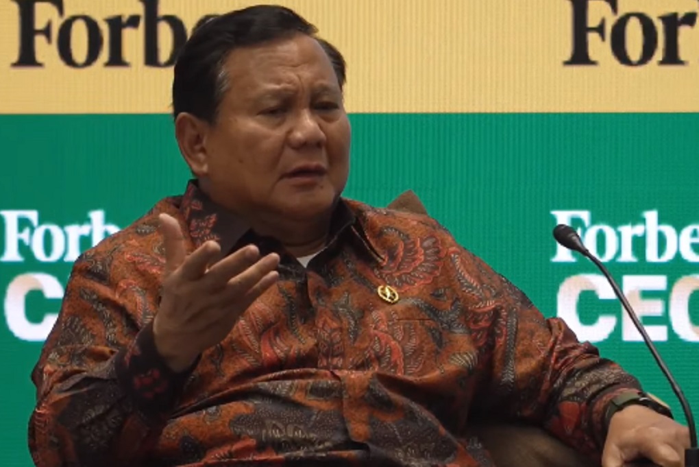 Prabowo Kenang Warisan Pemikiran Ekonomi Sang Ayah Soemitro di Forum Forbes