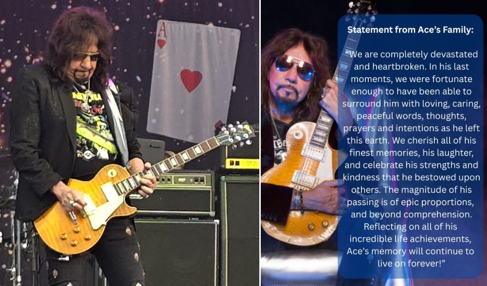 Gitaris Band Rock KISS Ace Frehley Meninggal Dunia