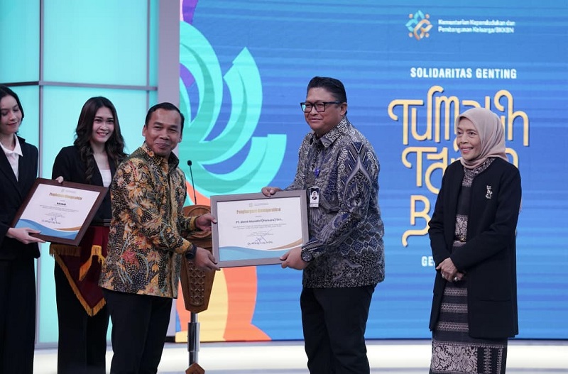 Komitmen Akselerasi Penanggulangan Stunting, Bank Mandiri Raih Apresiasi dari BKKBN