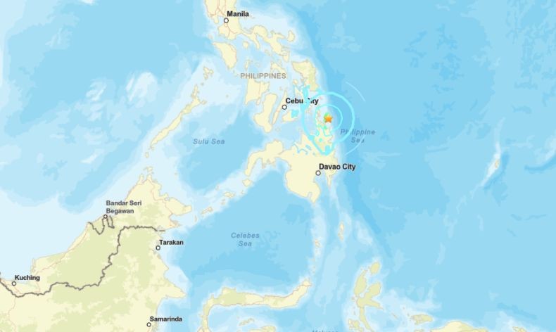Gempa Kuat Magnitudo 6,1 Guncang Mindanao Filipina