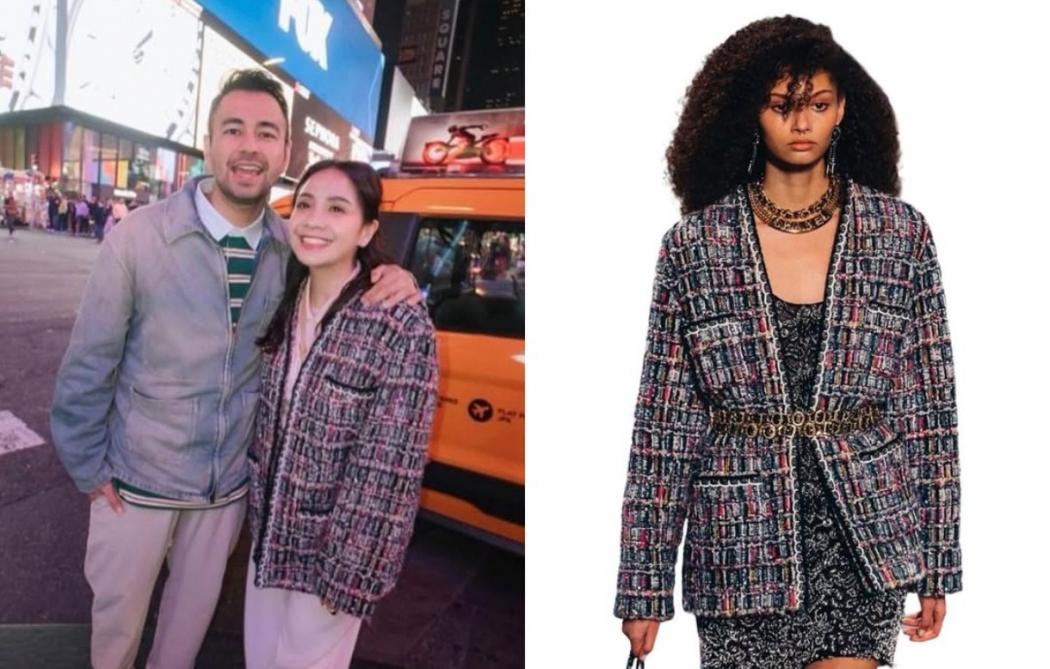 Heboh! Nagita Slavina Pakai Jaket Seharga Rumah saat Liburan di New York
