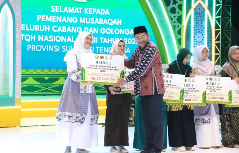 Kaltim Sabet Juara Umum STQH Nasional 2025 di Kendari, Ini Daftar Lengkap Pemenangnya