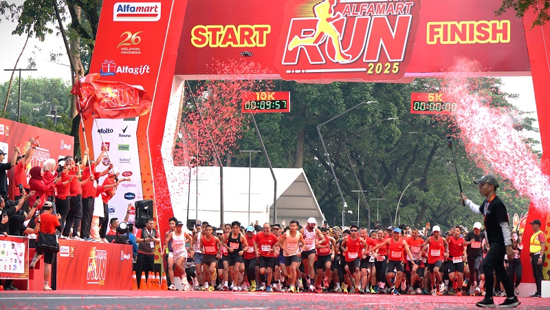 Sejuta Cerita Alfamart Run 2025, dari Goodie Bag 40 Kg hingga 570 Km Perjalanan