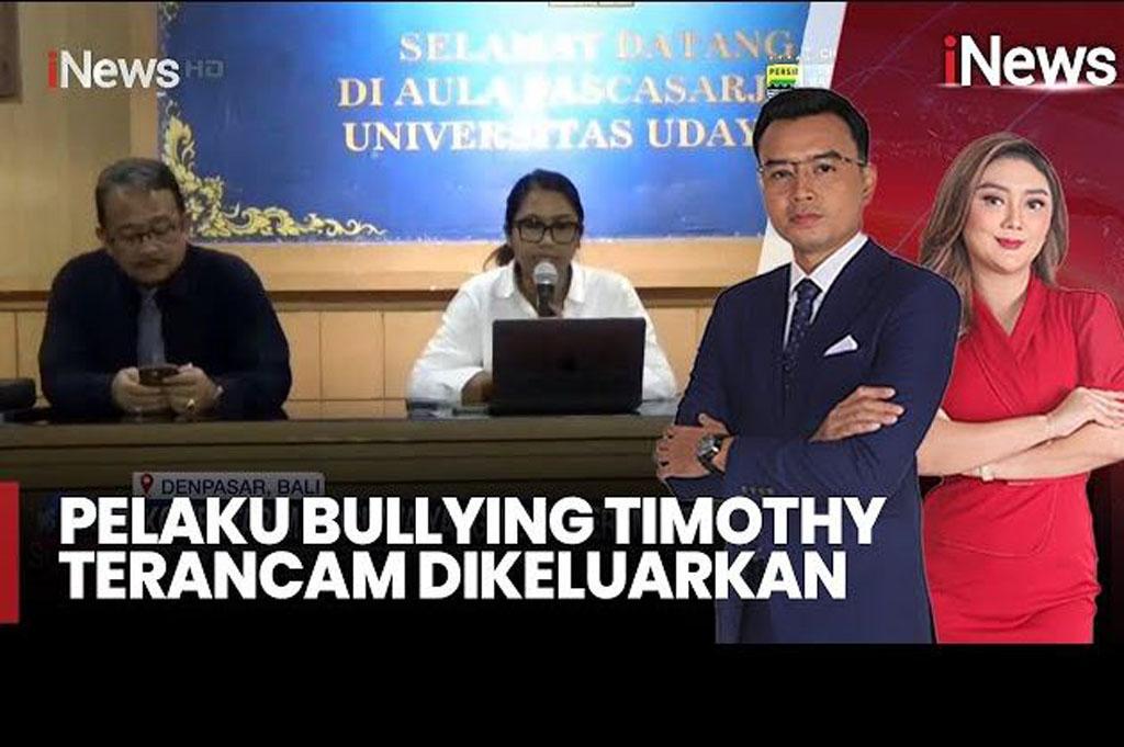 Unud Siapkan Sanksi Tegas, Pelaku Bullying Timothy Terancam Drop Out