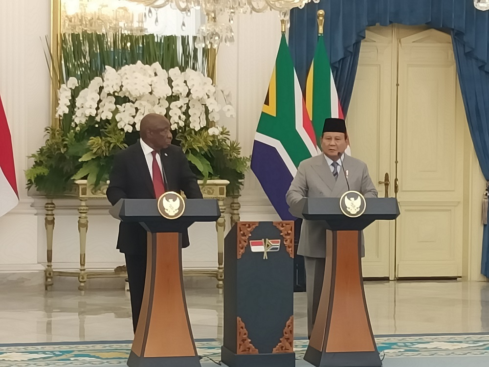 Di Depan Presiden Afrika Selatan, Prabowo Janji Hadiri KTT G20 di Johannesburg