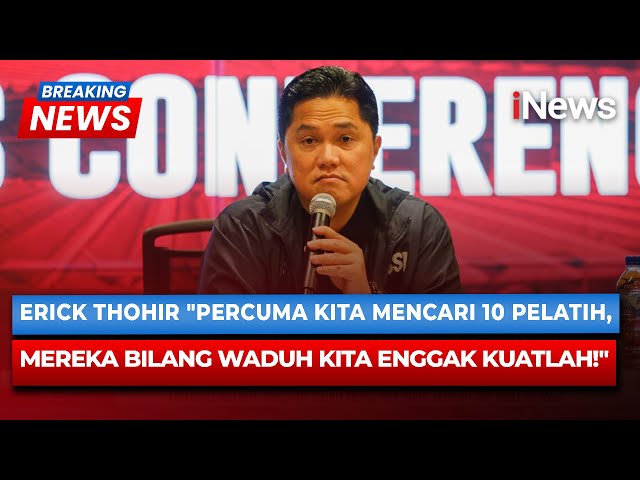 Era Shin Tae-yong Berakhir, Erick Thohir Tegas: Sepak Bola Indonesia Wajib Move On