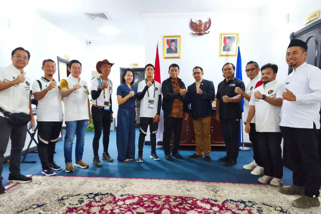 Tim Indonesia di Asian Youth Games 2025 Disambut Hangat Dubes RI di Bahrain