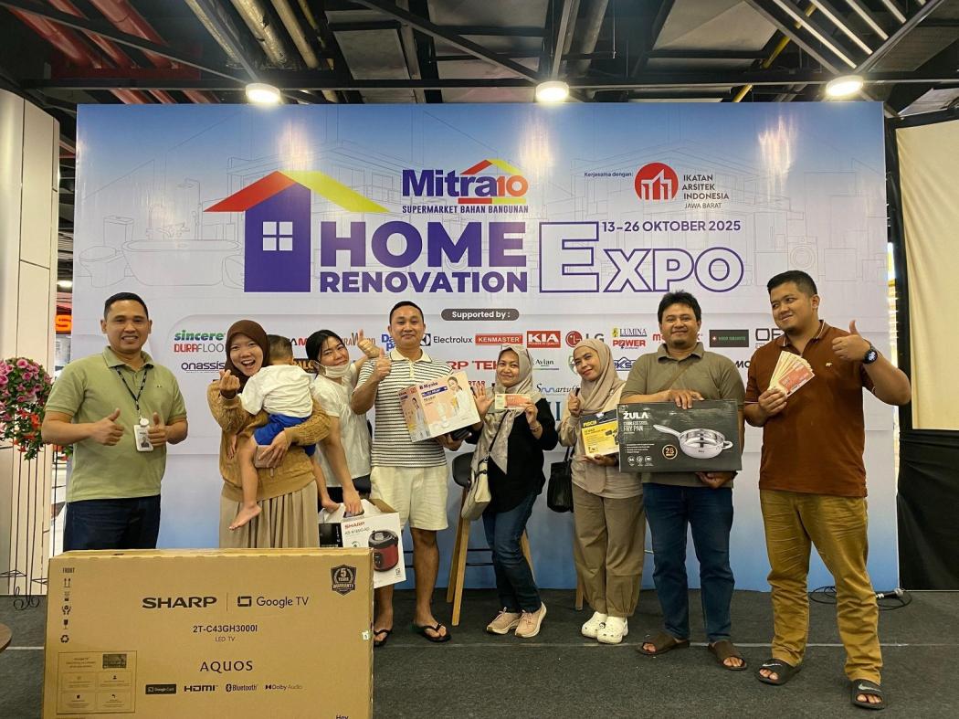 Mitra10 Home Renovation Expo 2025 Sukses Curi Perhatian Warga Bandung, Intip Keseruannya!