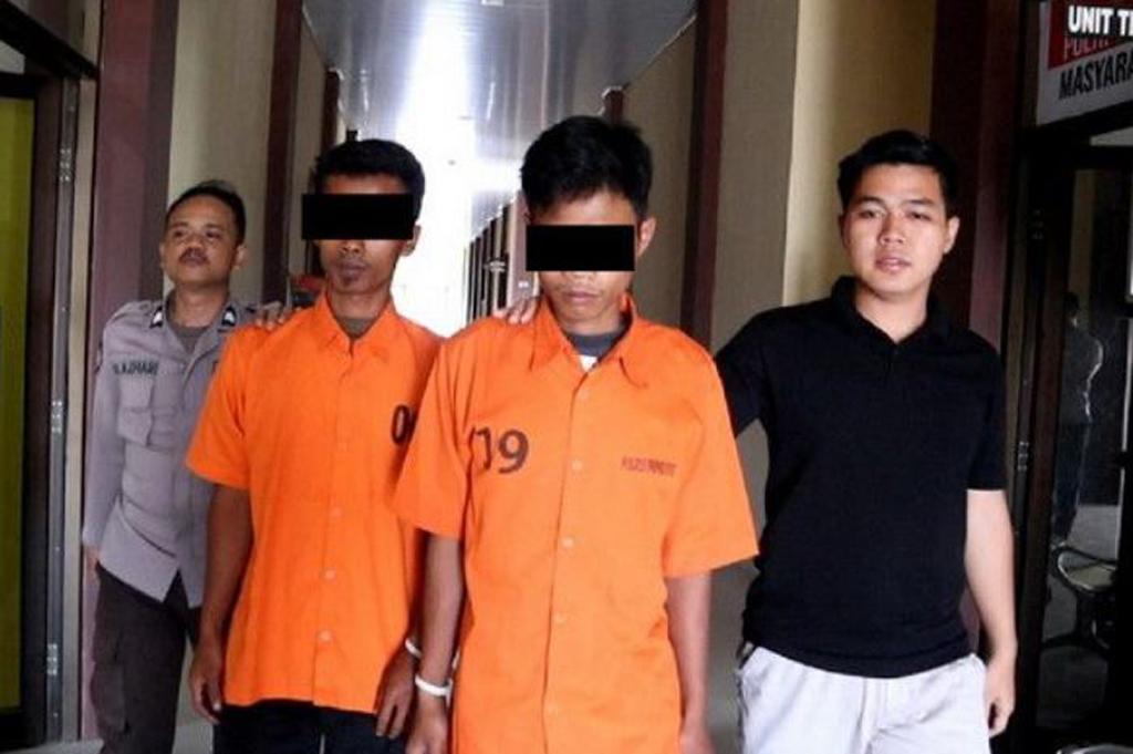 2 Begal Sadis di Pringsewu Ditangkap, Rampas Motor dan Uang Petugas Kebersihan