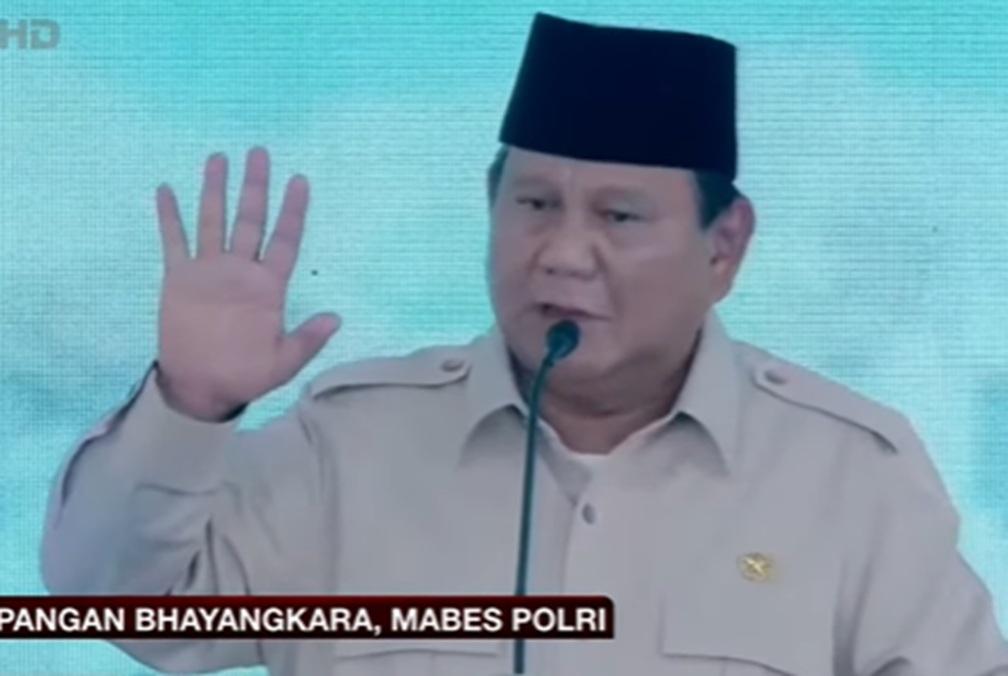 Polisi Ungkap Peredaran Narkoba, Prabowo: Saya Sampaikan Penghargaan Sebesar-besarnya