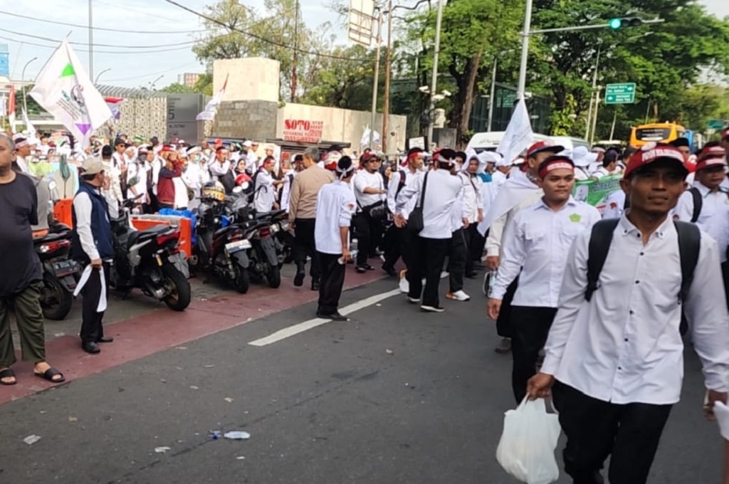 Demo Guru di Monas Hari Ini, 1.597 Polisi Disiagakan