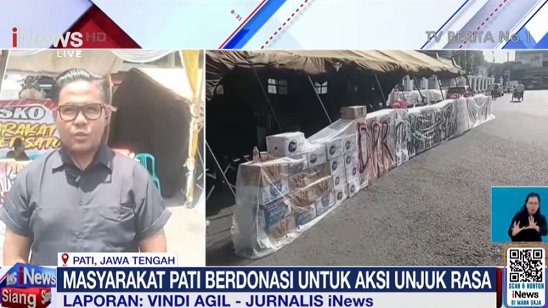 Jelang Sidang Pemakzulan Bupati Sudewo, Ribuan Warga Pati Siap Turun ke Jalan