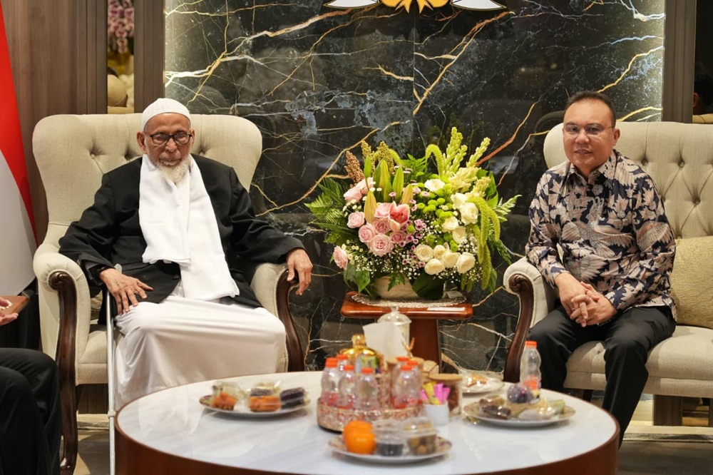 Dasco Terima Kunjungan Abu Bakar Ba'asyir di DPR, Bahas Persatuan dan Kemaslahatan Umat