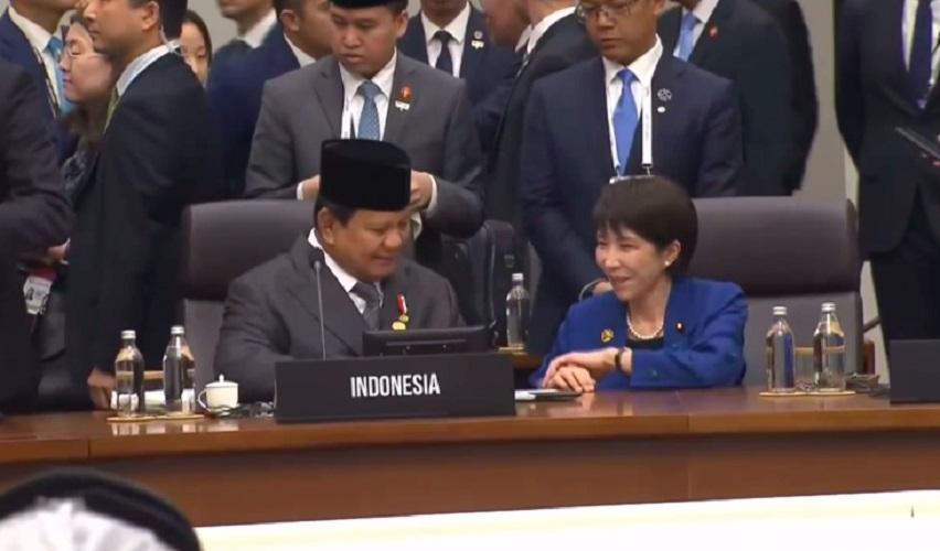 Momen Keakraban PM Jepang Sanae Takaichi dan Presiden Prabowo di KTT APEC 2025