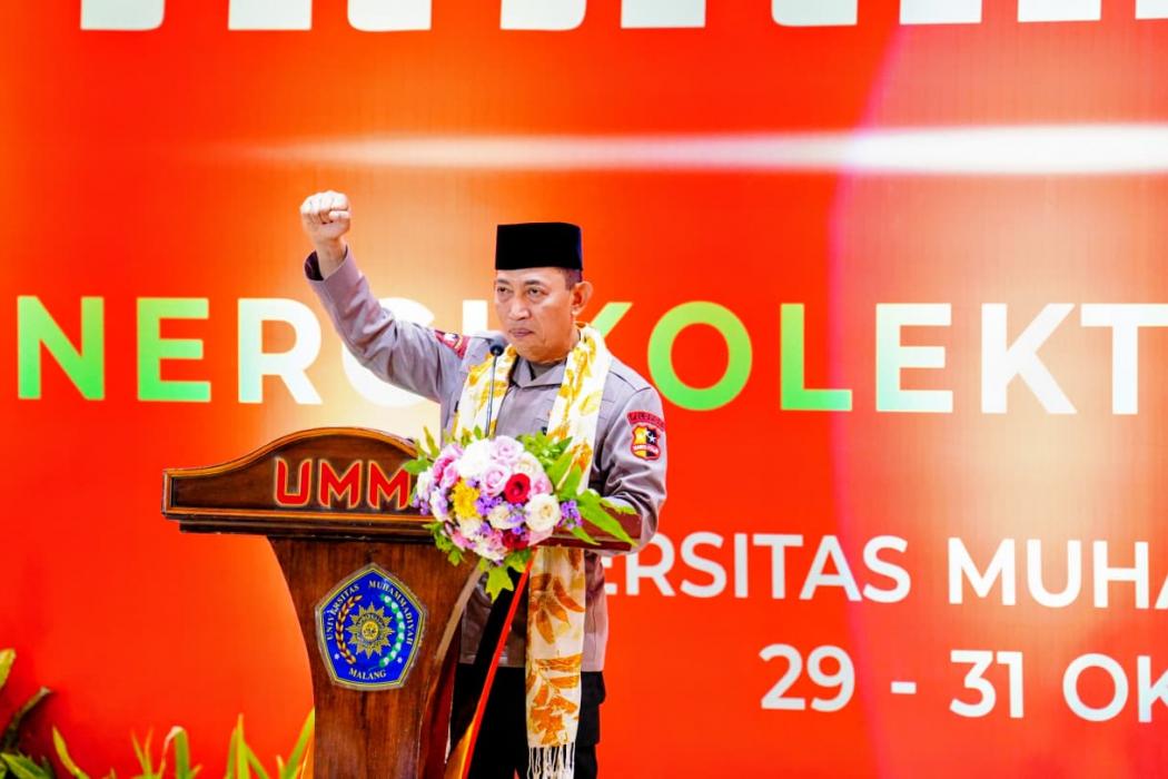 Tutup Tanwir IMM di Malang, Kapolri Ajak Dukung Program Pemerintah