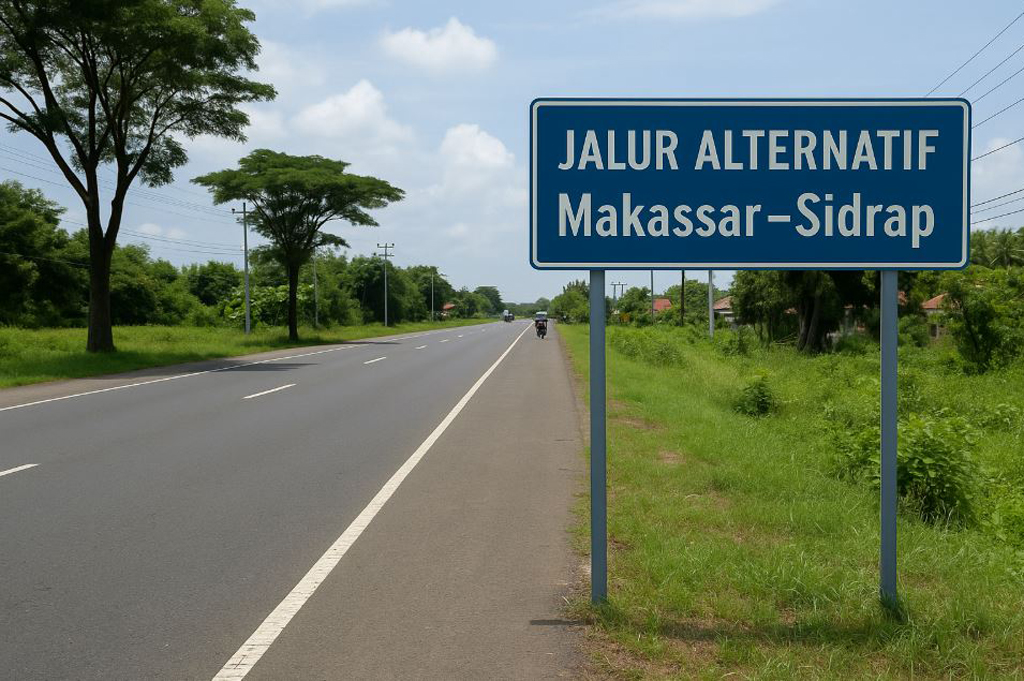 3 Jalur Alternatif Makassar-Sidrap: Rute, Jarak dan Waktu Tempuh
